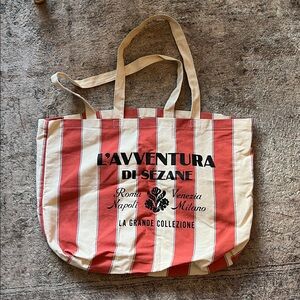 NEW Sezane striped tote